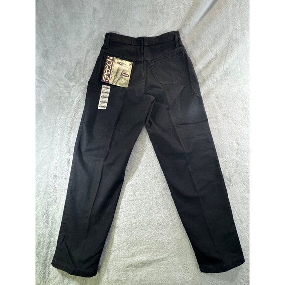 Sasson Jeans Women's 15/16 Petite Black Denim High Waisted Straight Leg NWT - Picture 7 of 16